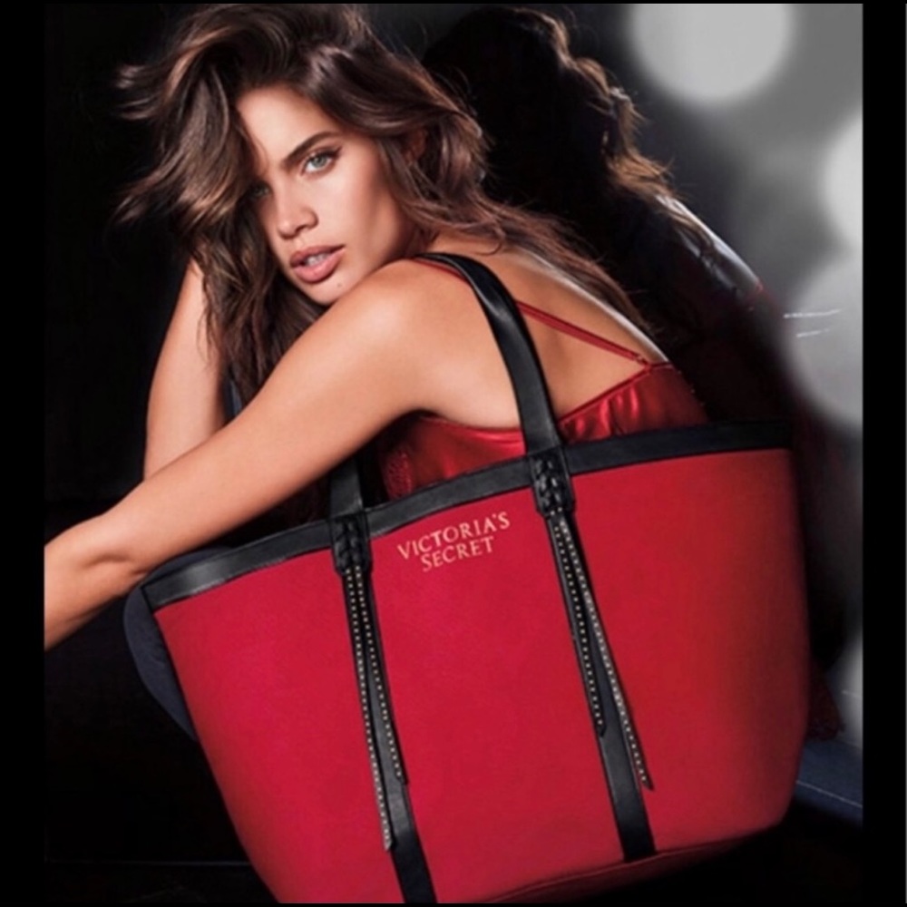 Victoria’s Secret VS red weekender bag large tote - Picture 2 of 3